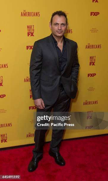 Lev Gorn attends FX The Americans Season 5 premiere at DGA Theater in New York.