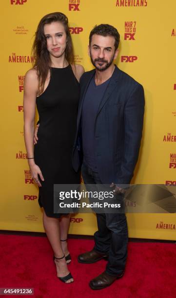 Michael Aronov attends FX The Americans Season 5 premiere at DGA Theater in New York.