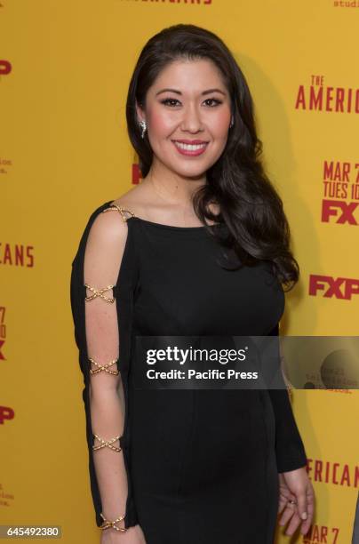 Ruthie Ann Miles attends FX The Americans Season 5 premiere at DGA Theater in New York.