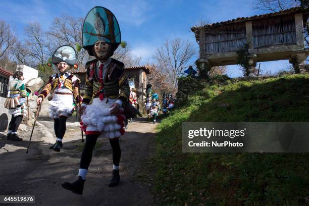 Felos is the main figure of the rural carnival of Maceda Spain, on 25 February 2017. This carnival or masquerade that go back to the pagan festivals...