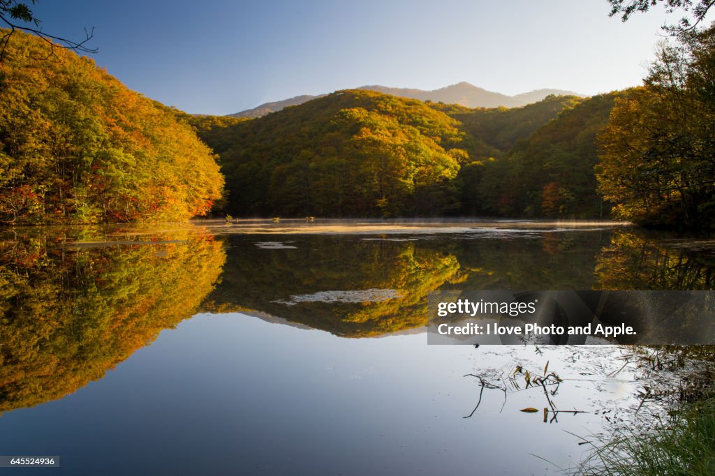 Urabandai autumn scenery