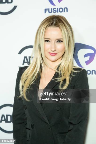 Actress Amy Shiels attends the 2nd Annual All Def Movie Awards at Belasco Theatre on February 22, 2017 in Los Angeles, California.