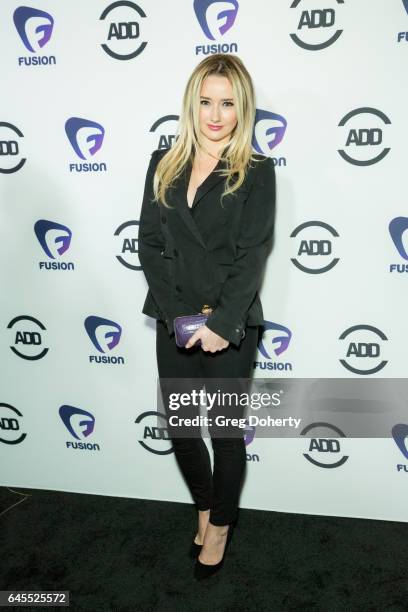 Actress Amy Shiels attends the 2nd Annual All Def Movie Awards at Belasco Theatre on February 22, 2017 in Los Angeles, California.