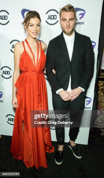 Musical Artists Showtek & Eva Shaw attend the 2nd Annual All Def Movie Awards at Belasco Theatre on February 22, 2017 in Los Angeles, California.