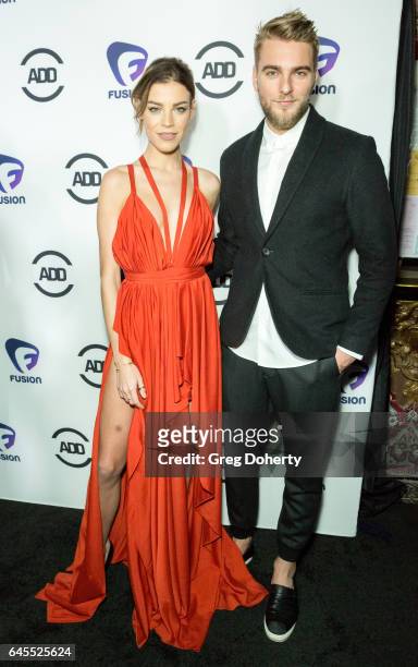 Musical Artists Showtek & Eva Shaw attend the 2nd Annual All Def Movie Awards at Belasco Theatre on February 22, 2017 in Los Angeles, California.