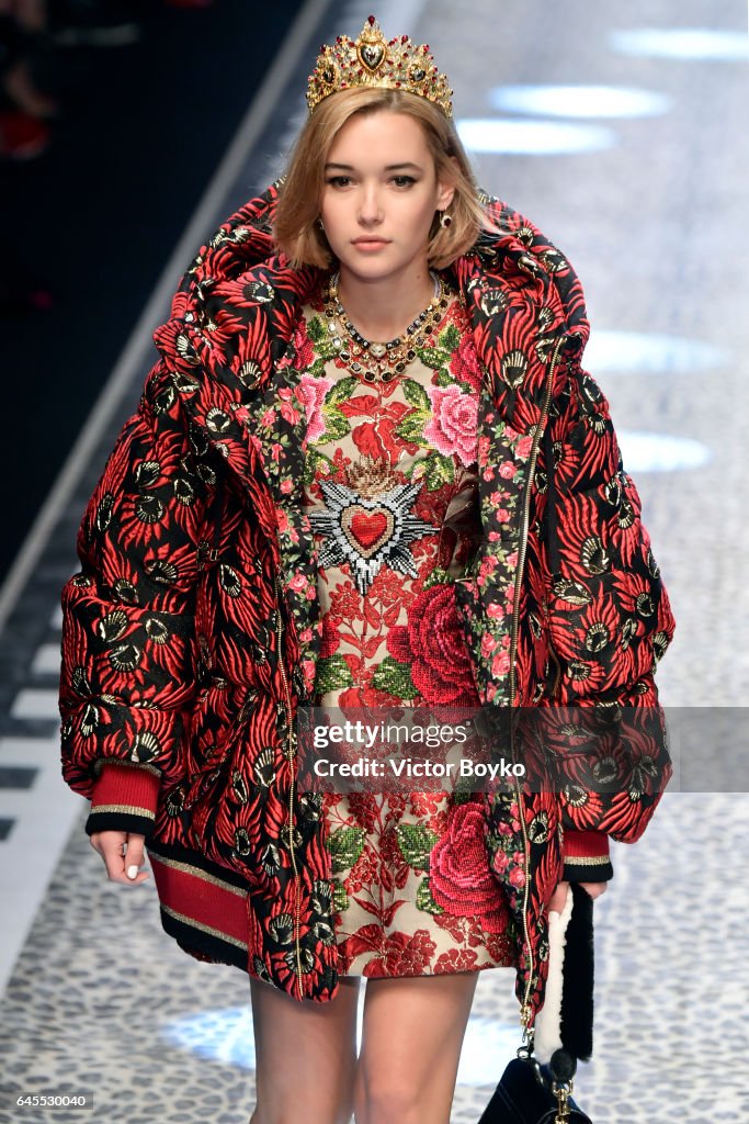 Dolce & Gabbana - Runway - Milan Fashion Week Fall/Winter 2017/18