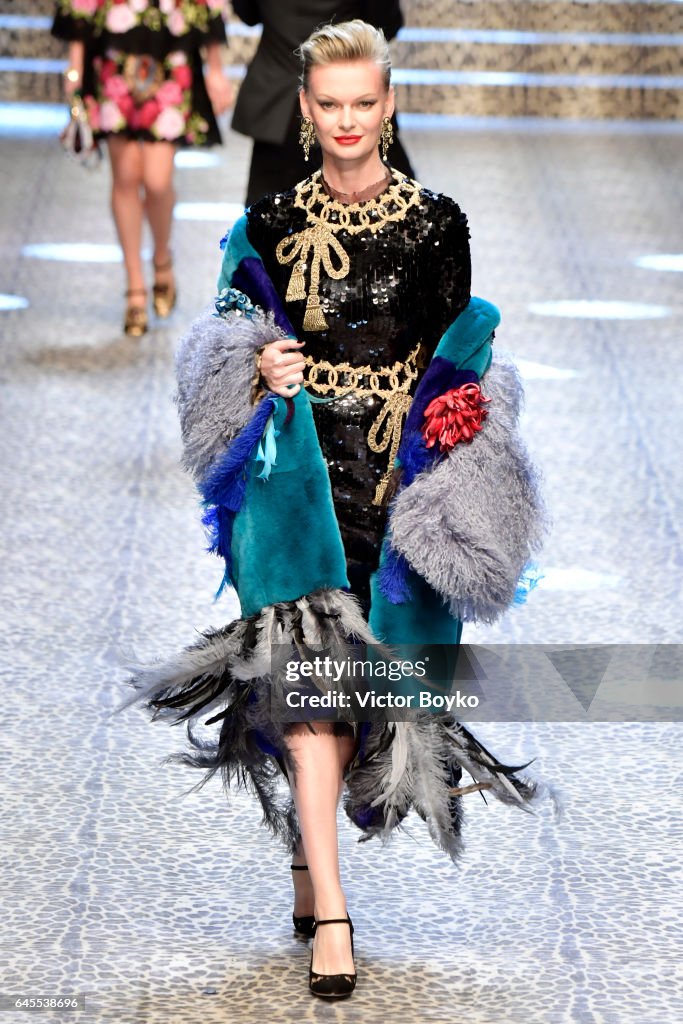 Dolce & Gabbana - Runway - Milan Fashion Week Fall/Winter 2017/18