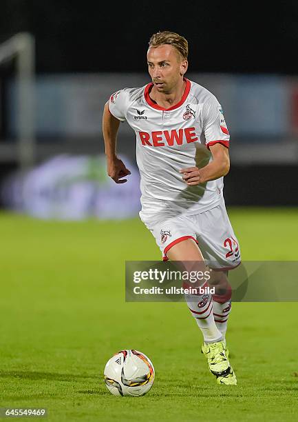 Dusan Svento in Aktion waehrend dem Vorbereitungsspiel fuer die 1. Bundesliga Saison 2015/2016 1. FC Koeln gegen Espanyol Barcelona am 22. Juli 2015...