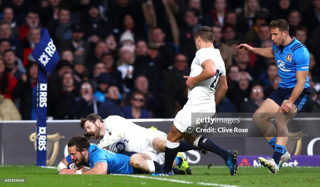 England v Italy - RBS Six Nations