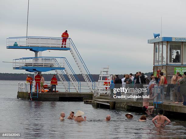 -- Mutiger Eisbader-Friedrichshagener Eisbaden waren wieder die Berliner Seehunde Winterschwimmer und andere Vereine, bei einer Wassertemperatur um...