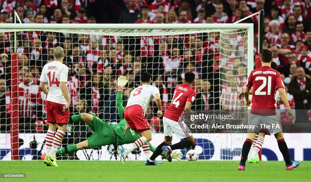 Manchester United v Southampton - EFL Cup Final