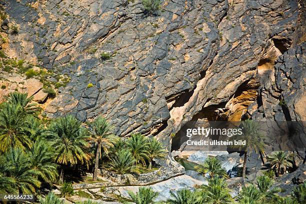 Oman, Sultanat Oman, Wadi Bani Awf , Al-Hadjar-Gebirge, Geologie, Arabien, Araber, arabisch, Arabische Halbinsel, Naher Osten, Mittlerer Osten,...