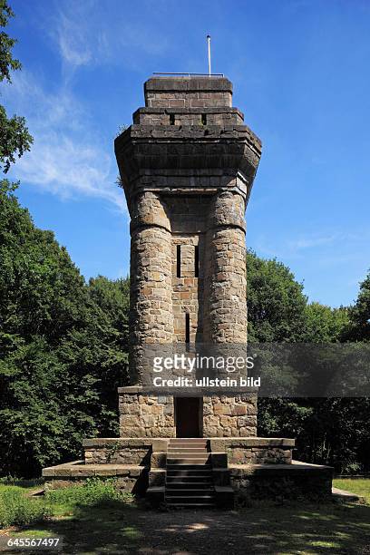 Viersen, Niers, Lower Rhine, Rhineland, North Rhine-Westphalia, NRW, Bismarck Tower by Wilhelm Kreis on the Suechtelner Hoehen, Hoher Busch, Imperial...