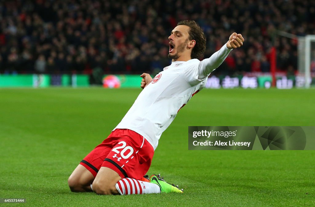 Manchester United v Southampton - EFL Cup Final