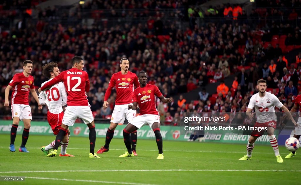 Manchester United v Southampton - EFL Cup - Final - Wembley Stadium