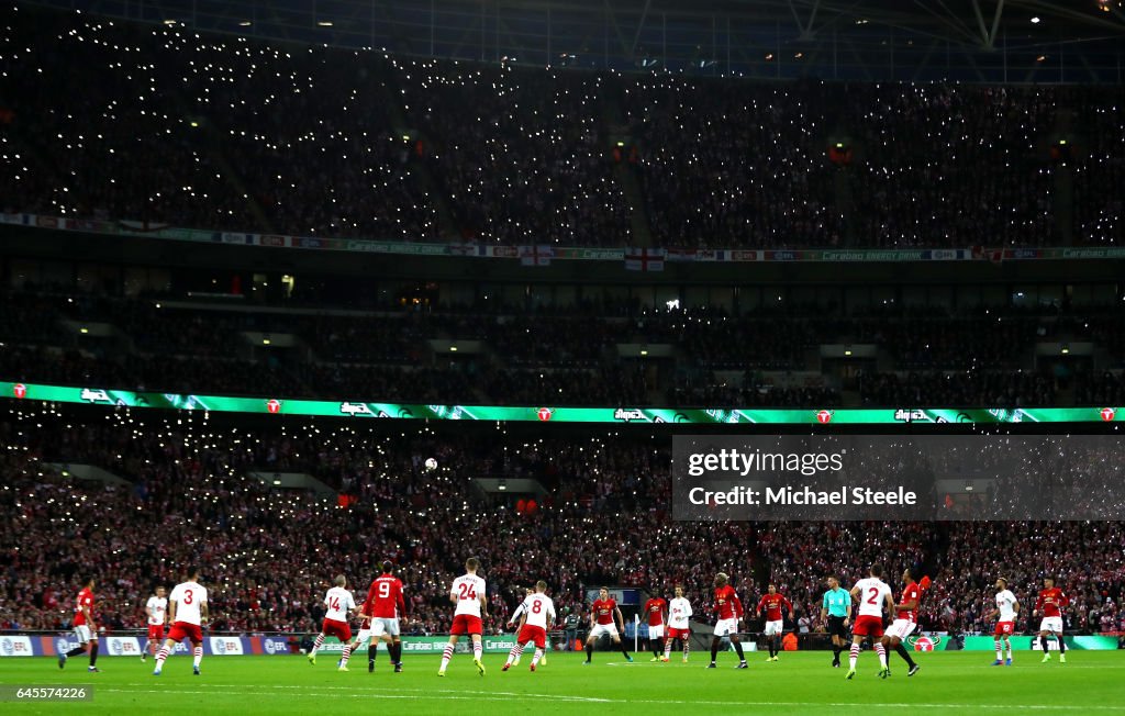 Manchester United v Southampton - EFL Cup Final