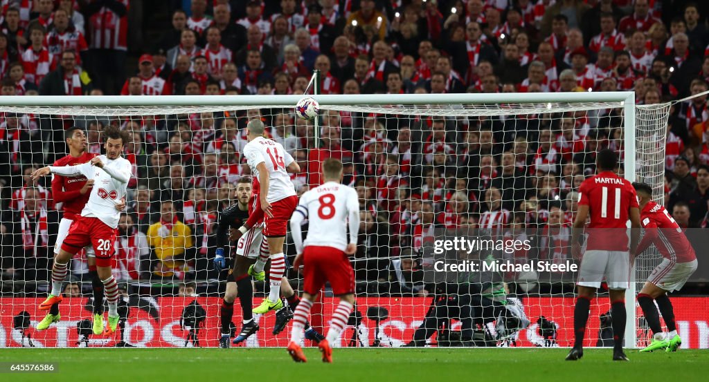 Manchester United v Southampton - EFL Cup Final