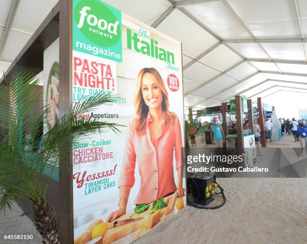 Food network magazine on display at Goya Foods' Grand Tasting Village Featuring Mastercard Grand Tasting Tents & KitchenAid Culinary Demonstrations...