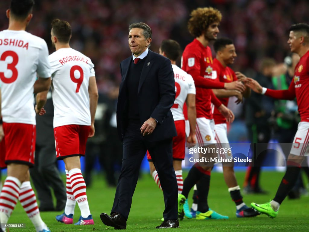 Manchester United v Southampton - EFL Cup Final