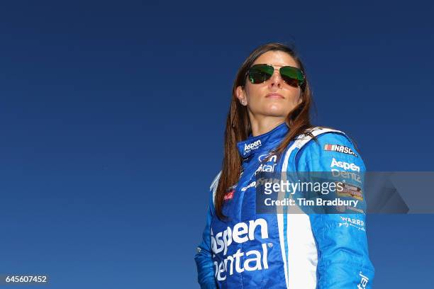 Danica Patrick, driver of the Aspen Dental Ford, looks on prior to the 59th Annual DAYTONA 500 at Daytona International Speedway on February 26, 2017...