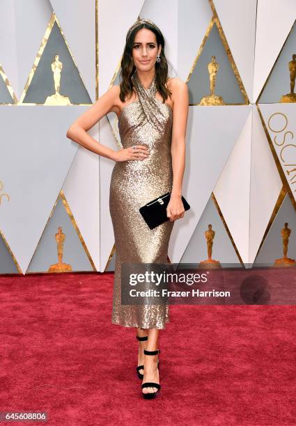 Personality Louise Roe attends the 89th Annual Academy Awards at Hollywood & Highland Center on February 26, 2017 in Hollywood, California.