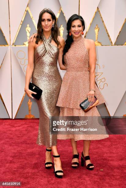 Personalities Louise Roe and Stacy London attend the 89th Annual Academy Awards at Hollywood & Highland Center on February 26, 2017 in Hollywood,...