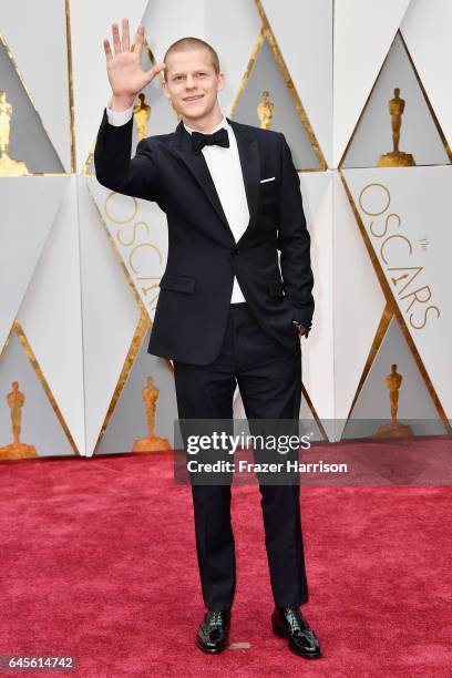 Actor Lucas Hedges attends the 89th Annual Academy Awards at Hollywood & Highland Center on February 26, 2017 in Hollywood, California.