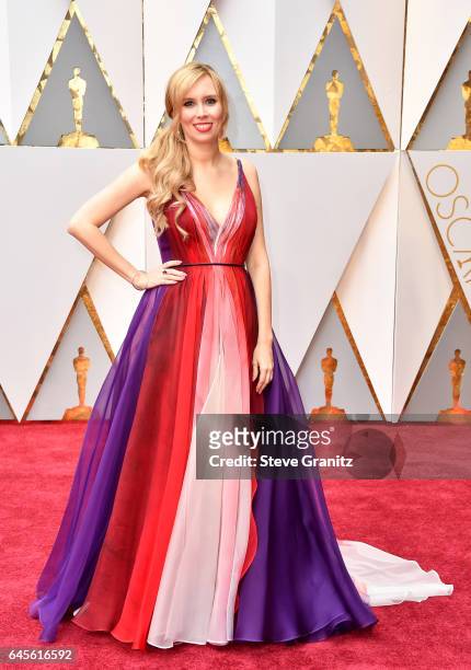 Screenwriter Allison Schroeder attends the 89th Annual Academy Awards at Hollywood & Highland Center on February 26, 2017 in Hollywood, California.