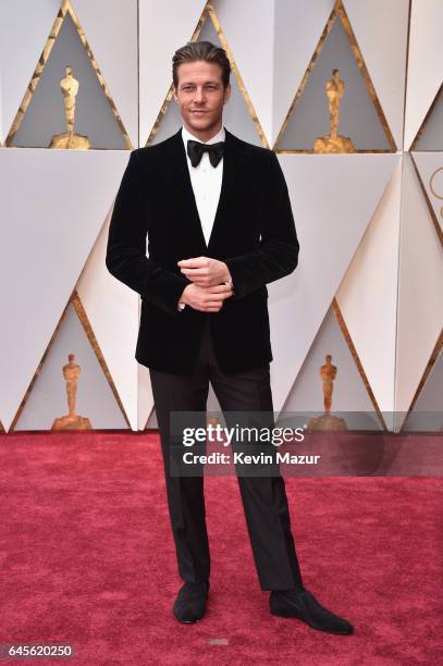 Actor Luke Bracey attends the 89th Annual Academy Awards at Hollywood & Highland Center on February 26, 2017 in Hollywood, California.