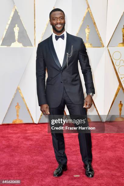 Actor Aldis Hodge attends the 89th Annual Academy Awards at Hollywood & Highland Center on February 26, 2017 in Hollywood, California.