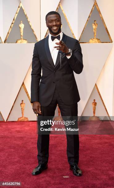 Actor Aldis Hodge attends the 89th Annual Academy Awards at Hollywood & Highland Center on February 26, 2017 in Hollywood, California.