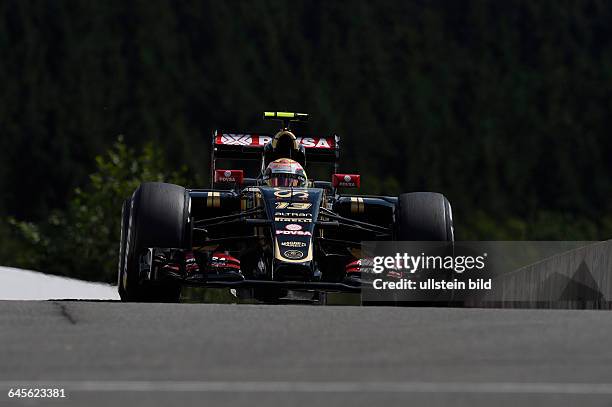 Pastor Maldonado, Lotus, F1 Team, formula 1 GP, Belgien in Spa,