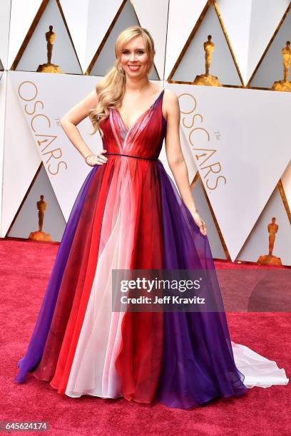 Screenwriter Allison Schroeder attends the 89th Annual Academy Awards at Hollywood & Highland Center on February 26, 2017 in Hollywood, California.