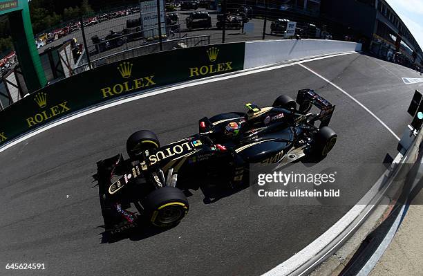 Pastor Maldonado, Lotus, F1 Team, formula 1 GP, Belgien in Spa,