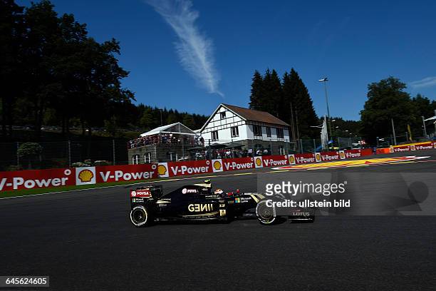 Pastor Maldonado, Lotus, F1 Team, formula 1 GP, Belgien in Spa,
