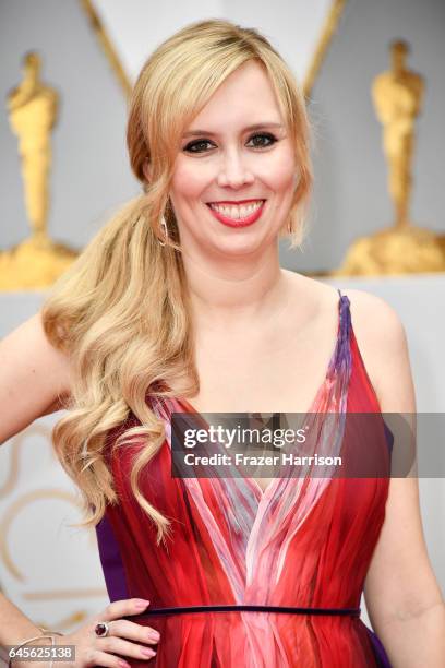 Screenwriter Allison Schroeder attends the 89th Annual Academy Awards at Hollywood & Highland Center on February 26, 2017 in Hollywood, California.