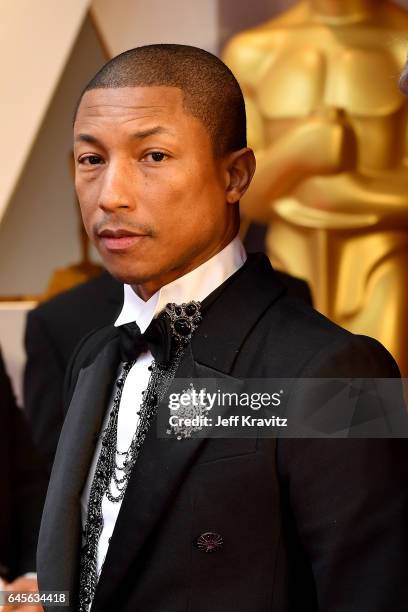 Pharrell Williams attends the 89th Annual Academy Awards at Hollywood & Highland Center on February 26, 2017 in Hollywood, California.