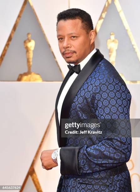 Actor Terrence Howard attends the 89th Annual Academy Awards at Hollywood & Highland Center on February 26, 2017 in Hollywood, California.