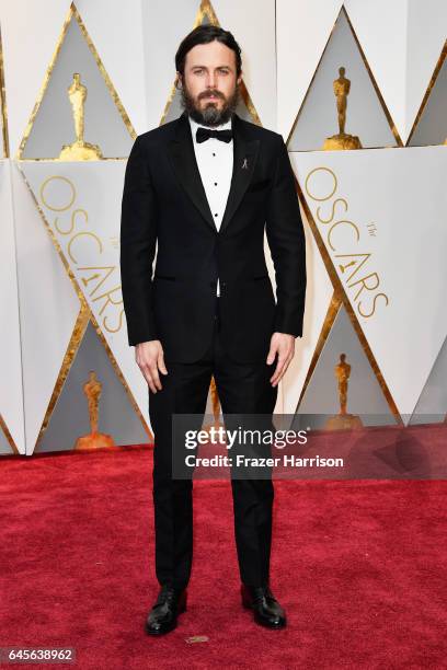 Actor Casey Affleck attends the 89th Annual Academy Awards at Hollywood & Highland Center on February 26, 2017 in Hollywood, California.