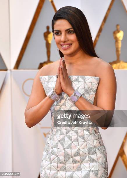 Actor Priyanka Chopra attends the 89th Annual Academy Awards at Hollywood & Highland Center on February 26, 2017 in Hollywood, California.