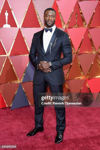 Actor Aldis Hodge attends the 89th Annual Academy Awards at Hollywood & Highland Center on February 26, 2017 in Hollywood, California.