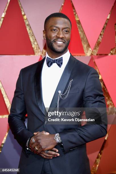 Actor Aldis Hodge attends the 89th Annual Academy Awards at Hollywood & Highland Center on February 26, 2017 in Hollywood, California.