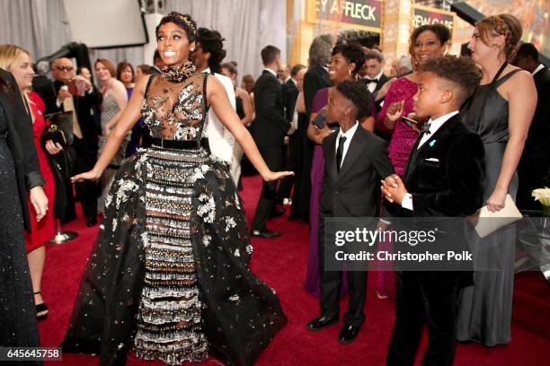 Actor/singer Janelle Monae attends the 89th Annual Academy Awards at Hollywood & Highland Center on February 26, 2017 in Hollywood, California.