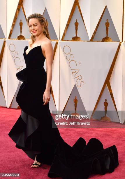 Actor Brie Larson attends the 89th Annual Academy Awards at Hollywood & Highland Center on February 26, 2017 in Hollywood, California.