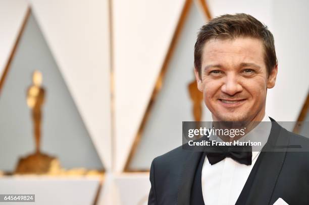 Actor Jeremy Renner attends the 89th Annual Academy Awards at Hollywood & Highland Center on February 26, 2017 in Hollywood, California.