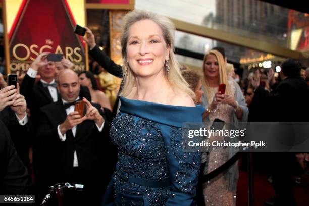 Actor Meryl Streep attends the 89th Annual Academy Awards at Hollywood & Highland Center on February 26, 2017 in Hollywood, California.