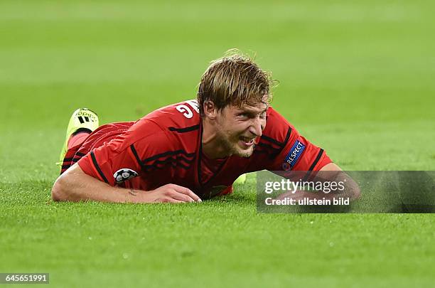 Fussball, Saison 2015/2016, Champions League Qualifikation,Bayer 04 Leverkusen - Lazio Rom 3:0,Stefan Kiessling, Stefan Kießling