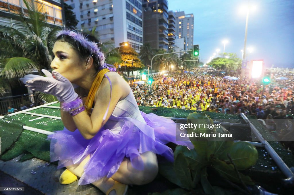 Carnival Festivities Take Over The Streets Of Rio De Janeiro
