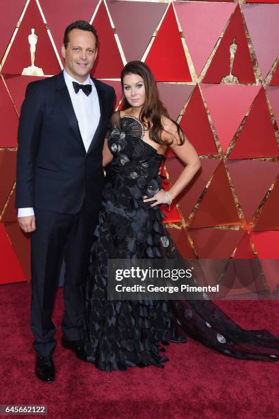 Actor Vince Vaughn and Kyla Weber attend the 89th Annual Academy Awards at Hollywood & Highland Center on February 26, 2017 in Hollywood, California.
