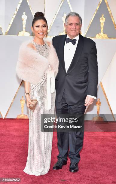 Personality Julie Chen and CBS Chairman Leslie Moonves attend the 89th Annual Academy Awards at Hollywood & Highland Center on February 26, 2017 in...